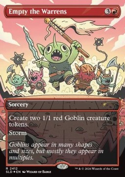 Cartas sueltas de Secret Lair Commander Deck: Goblin Storm