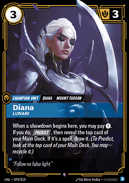 Diana, Lunari (V.1 - Rare) - Unleashed