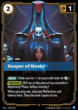 Keeper of Masks - Unleashed