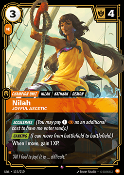 Nilah, Joyful Ascetic - Unleashed