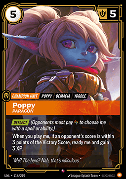 Poppy, Paragon (V.1 - Rare) - Unleashed