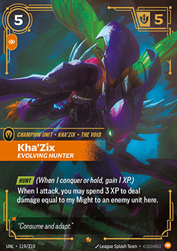 Kha'Zix, Evolving Hunter (V.1 - Epic) - Unleashed