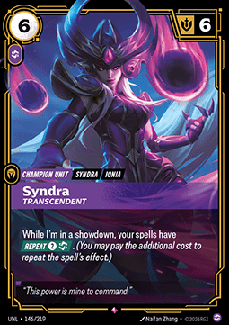 Syndra, Transcendent - Unleashed