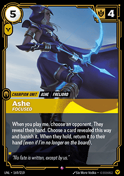 Ashe, Focused - Unleashed