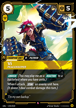 Vi, Peacekeeper (V.1 - Rare) - Unleashed
