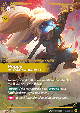 Poppy, Defender of the Meek (V.1 - Epic) - Unleashed