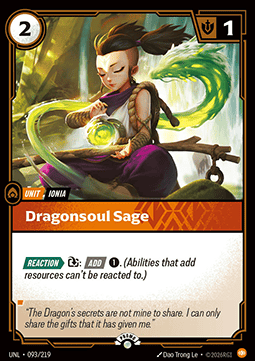Dragonsoul Sage - Unleashed: Promos