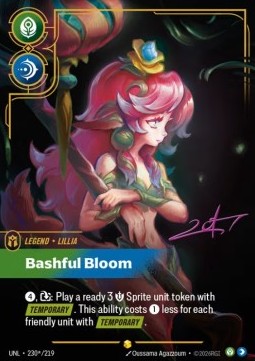 Lillia, Bashful Bloom (V.3 - Signed Showcase) - Unleashed