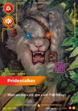 Rengar, Pridestalker (V.3 - Signed Showcase) - Unleashed