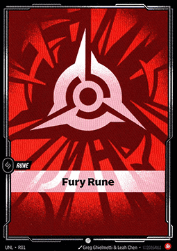 Fury Rune (V.1 - Common) - Unleashed