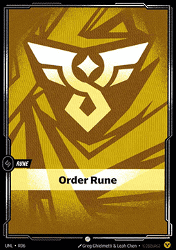 Order Rune (V.1 - Common) - Unleashed