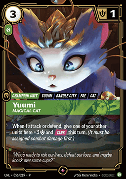 Yuumi, Magical Cat - Unleashed: Promos