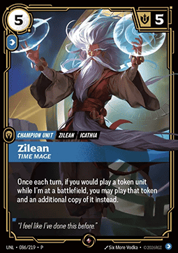 Zilean, Time Mage - Unleashed: Promos