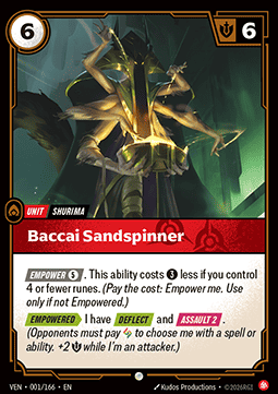 Baccai Sandspinner - Vendetta