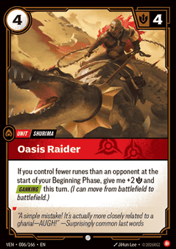 Oasis Raider - Vendetta