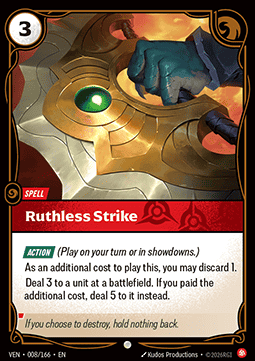 Ruthless Strike - Vendetta