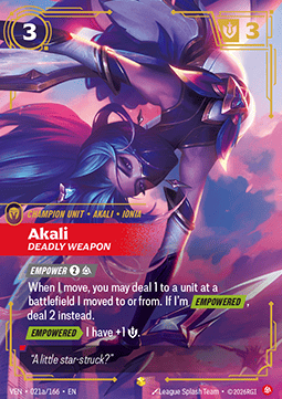 Akali, Deadly Weapon (V.2 - Showcase) - Vendetta