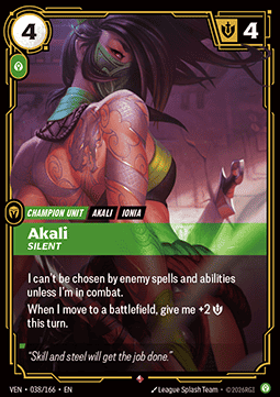 Akali, Silent (V.1 - Rare) - Vendetta