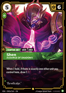 Shen, Scourge of Shadows (V.2 - Showcase) - Vendetta
