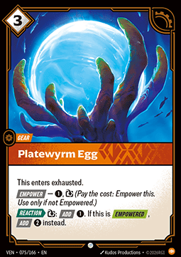 Platewyrm Egg - Vendetta
