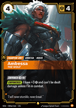 Ambessa, The Wolf (V.2 - Showcase) - Vendetta