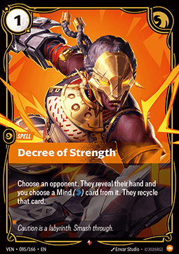 Decree of Strength - Vendetta