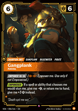 Gangplank, Naval (V.1 - Rare) - Vendetta