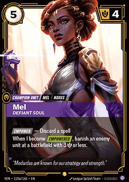 Mel, Defiant Soul (V.2 - Showcase) - Vendetta