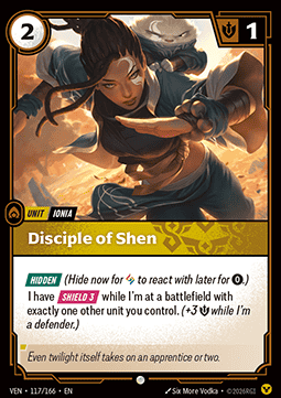 Disciple of Shen - Vendetta