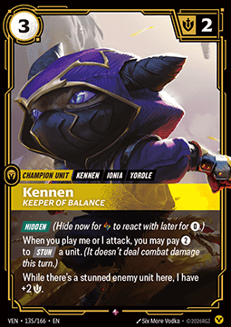 Kennen, Keeper of Balance (V.1 - Rare) - Vendetta