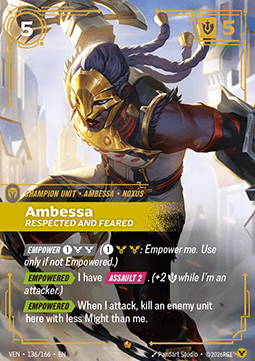 Ambessa, Respected and Feared (V.1 - Epic) - Vendetta