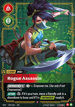 Akali, Rogue Assassin (V.1 - Rare) - Vendetta