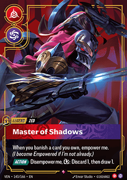 Zed, Master of Shadows (V.1 - Rare) - Vendetta