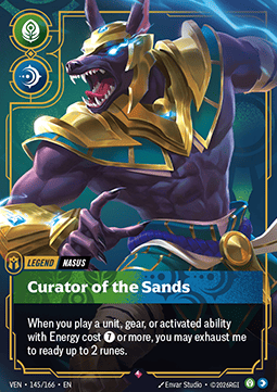 Nasus, Curator of the Sands (V.1 - Rare) - Vendetta
