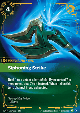 Siphoning Strike - Vendetta