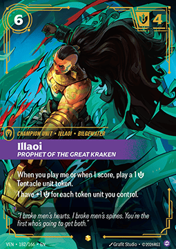 Illaoi, Prophet of the Great Kraken (V.2 - Showcase) - Vendetta