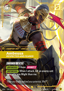 Ambessa, Respected and Feared (V.3 - Showcase) - Vendetta