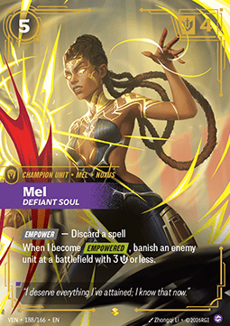 Mel, Defiant Soul (V.3 - Showcase) - Vendetta