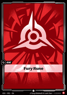 Fury Rune (V.1 - Common) - Vendetta