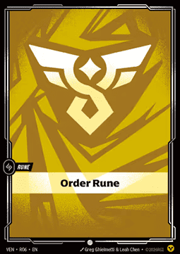 Order Rune (V.1 - Common) - Vendetta