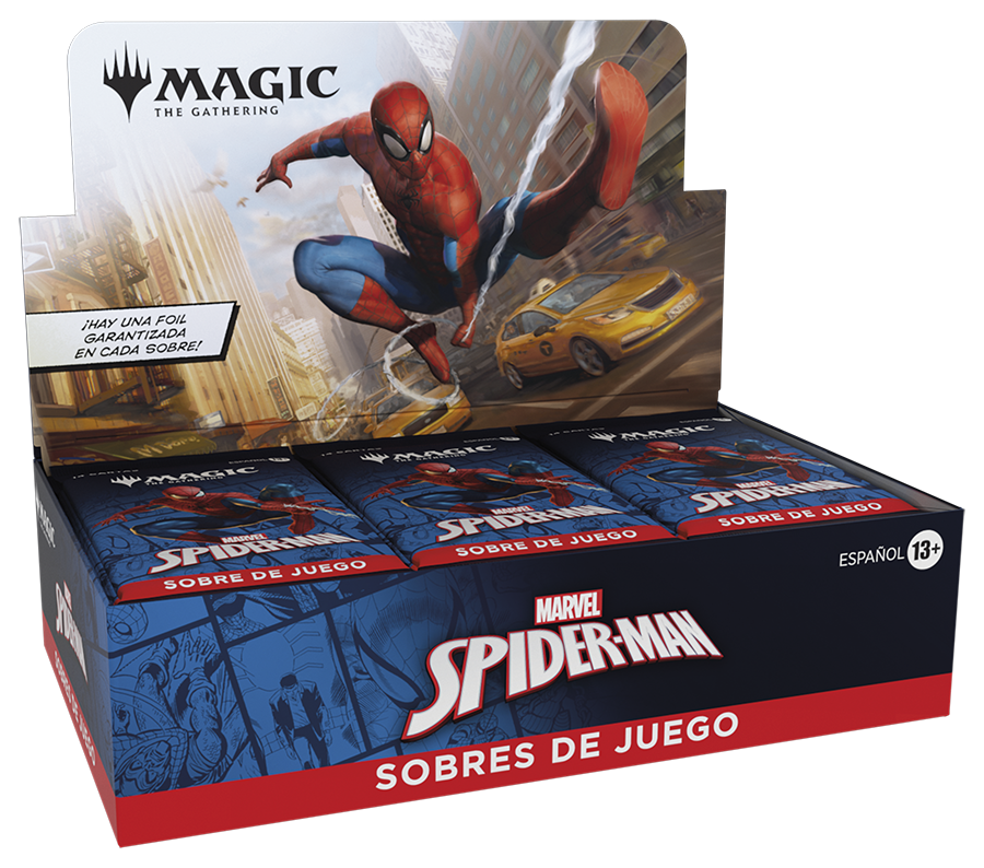 Caja de sobres de juego de Marvel's Spider-Man