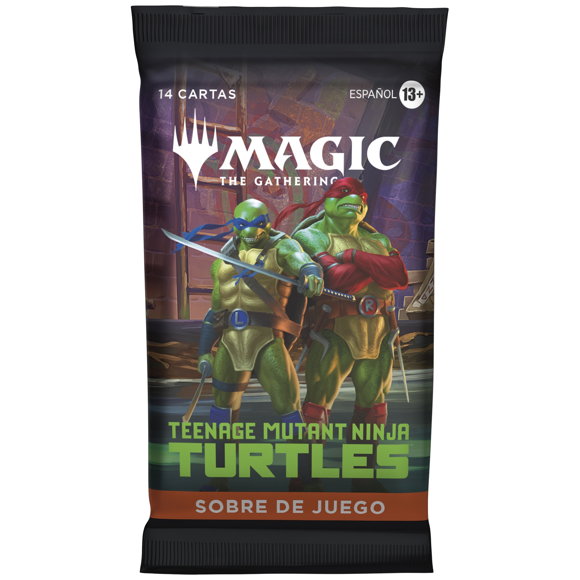 Sobre de juego de Teenage Mutant Ninja Turtles