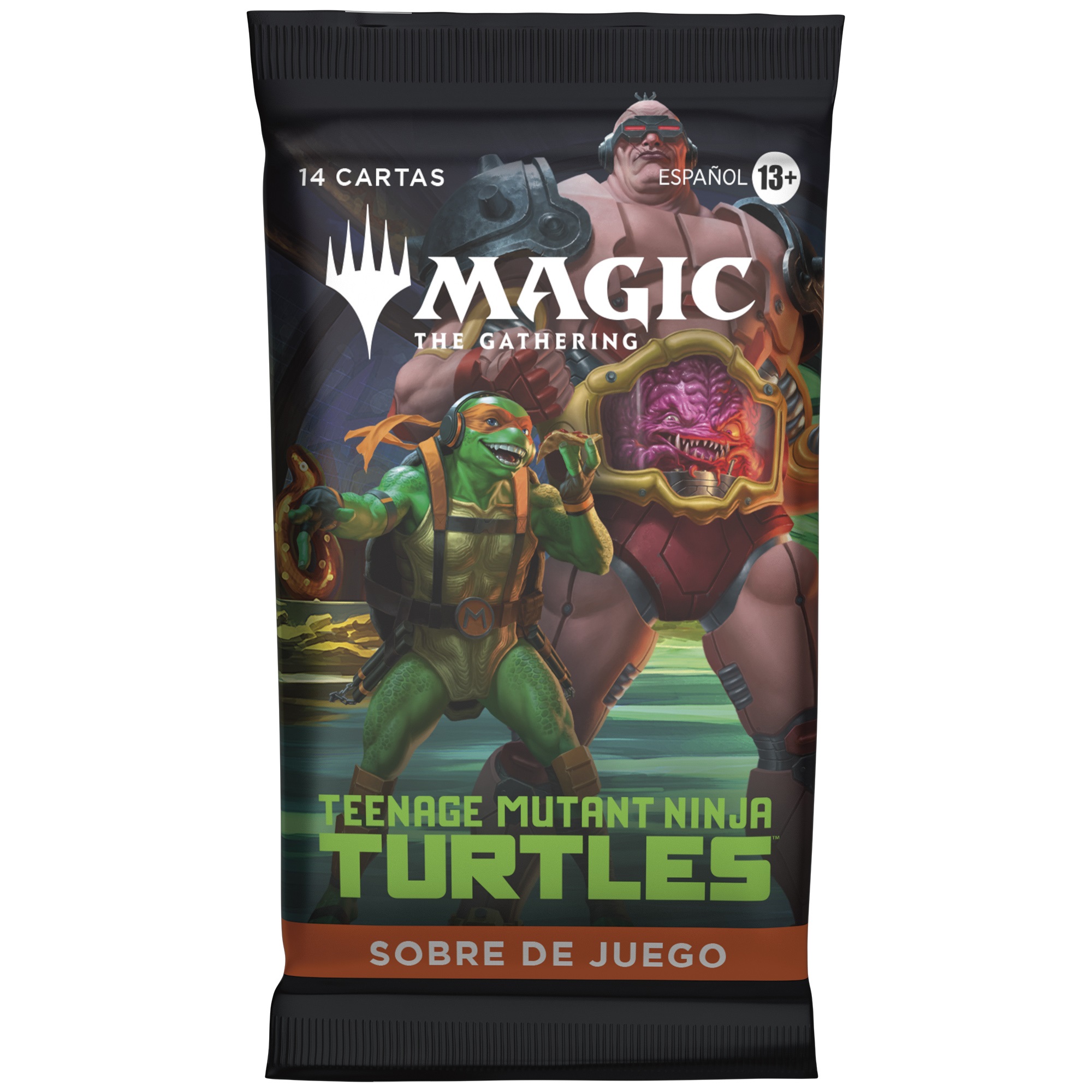 Sobre de juego de Teenage Mutant Ninja Turtles