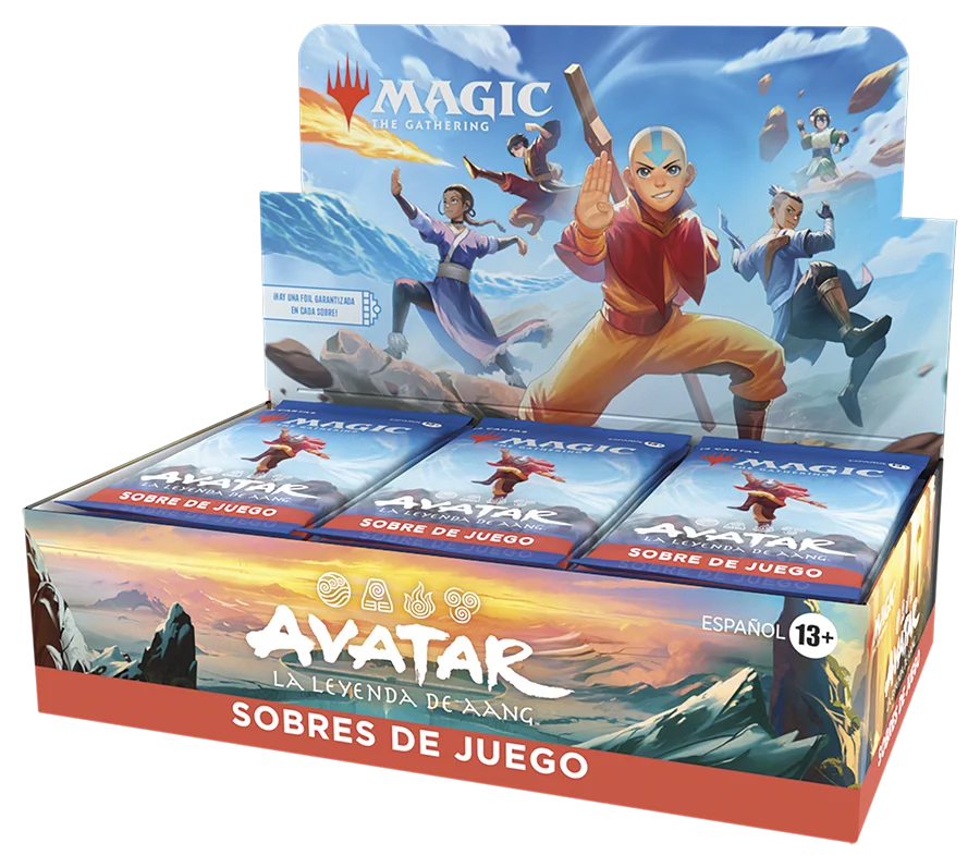 Caja de sobres de juego de Avatar: The Last Airbender