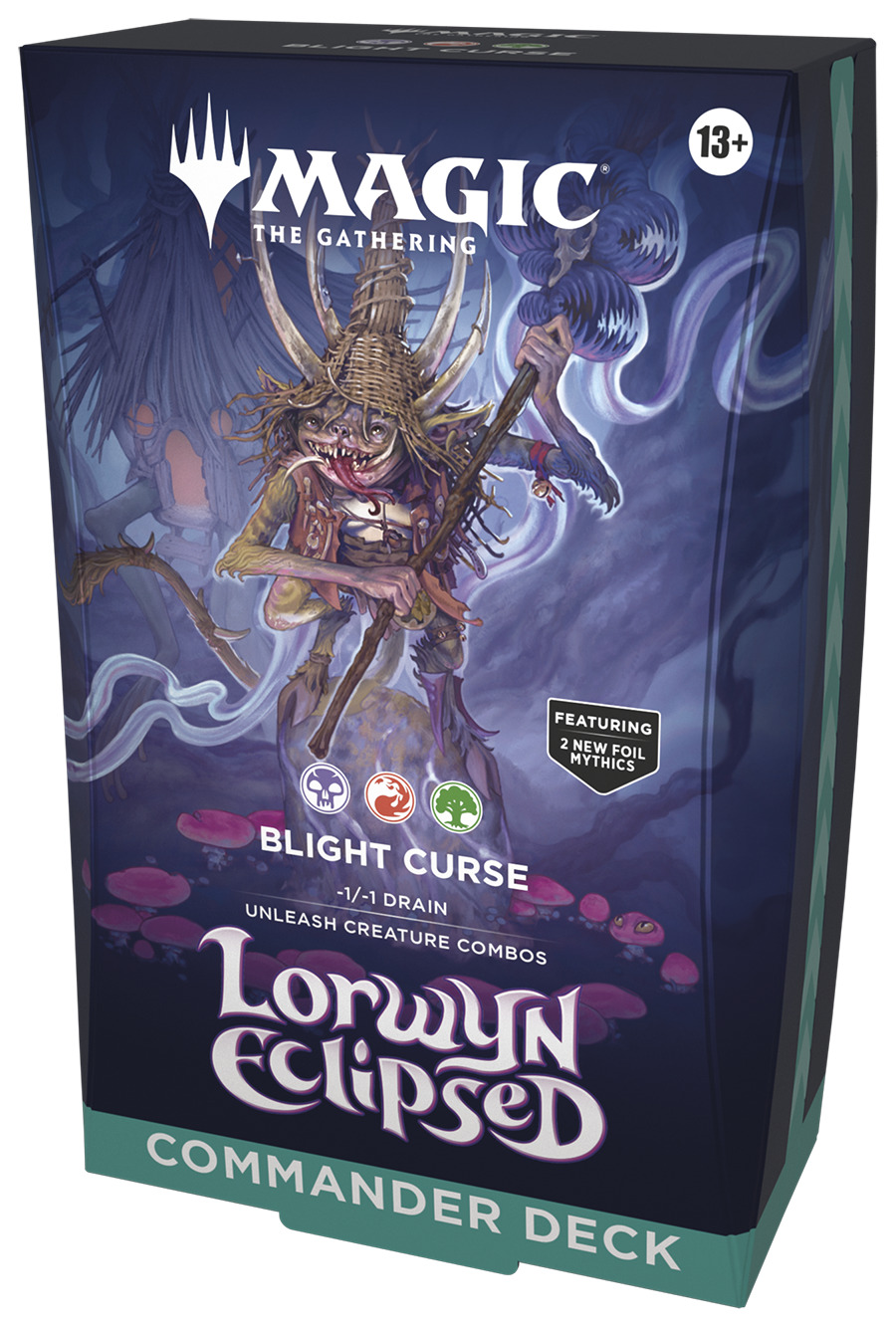 Lorwyn eclipsado: "Blight Curse" Commander Deck