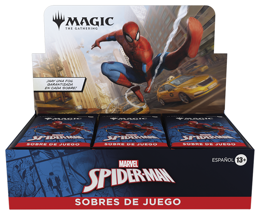 Caja de sobres de juego de Marvel's Spider-Man