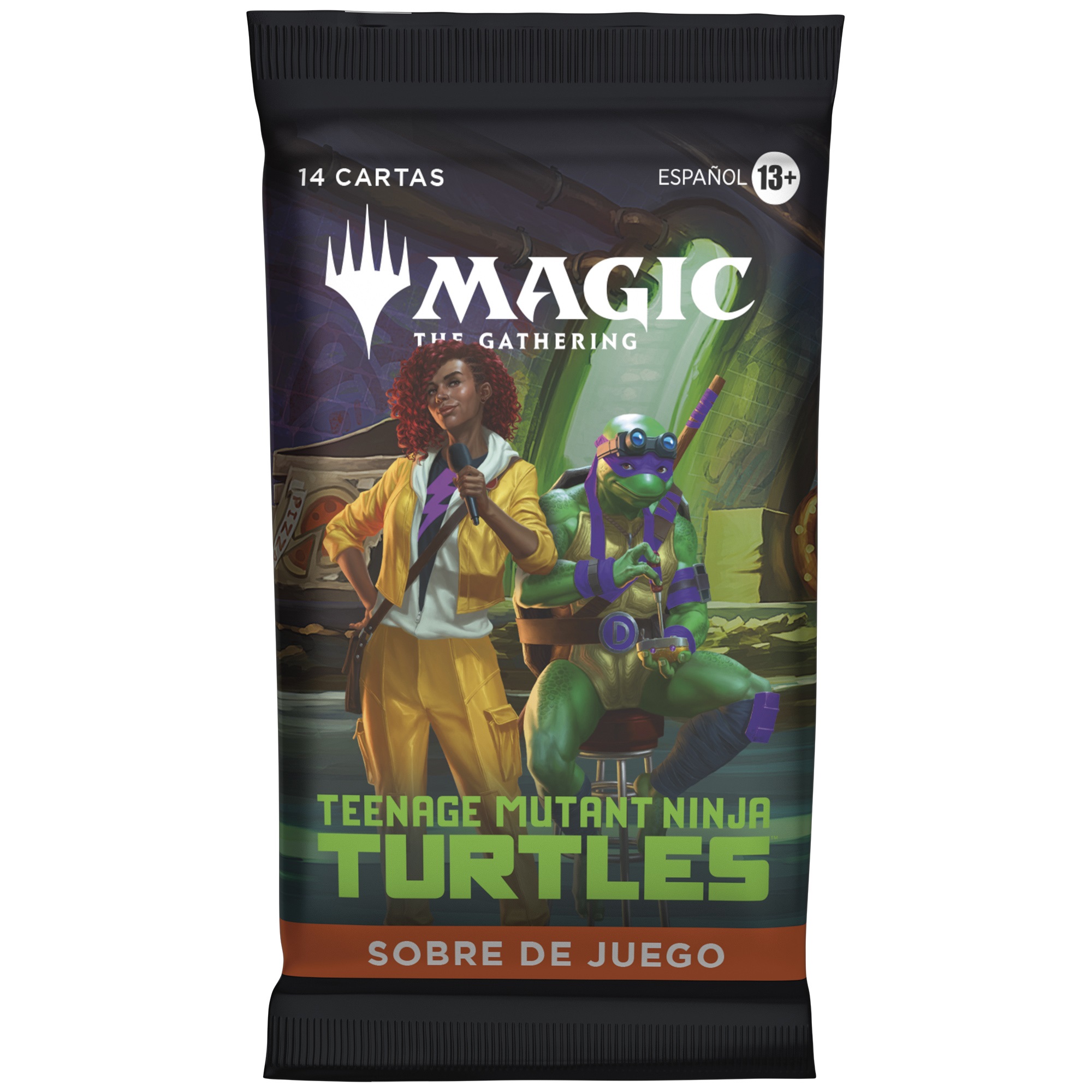 Sobre de juego de Teenage Mutant Ninja Turtles