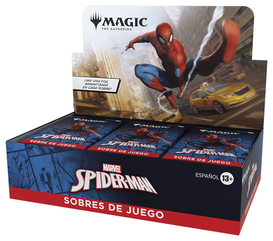 Caja de sobres de juego de Marvel's Spider-Man