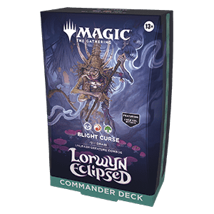 Mazo de Commander "Maldicion Perjudicadora" (Blight Curse)