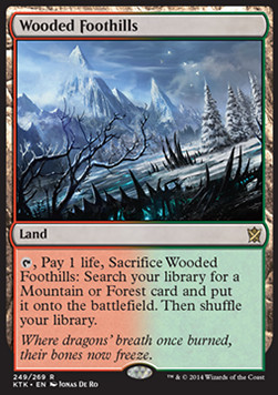 Wooded Foothills / Estribaciones boscosas - Khans of Tarkir